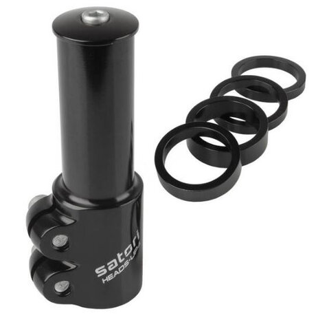 Satori Hoogte Adapter Heads Up 4 28,6 / 117 / 28,6 Mm Zwart