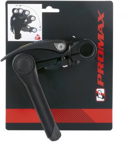 Promax Stuurpen Voorbouw Verstelbaar 25,4/180/25,4Mm Zwart