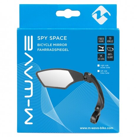 M-Wave Fietsspiegel 110 X 55 Mm Rechts Zwart