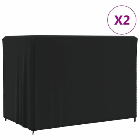 Tuinmeubelhoezen 2 st 220x150x150 cm 420D oxford stof