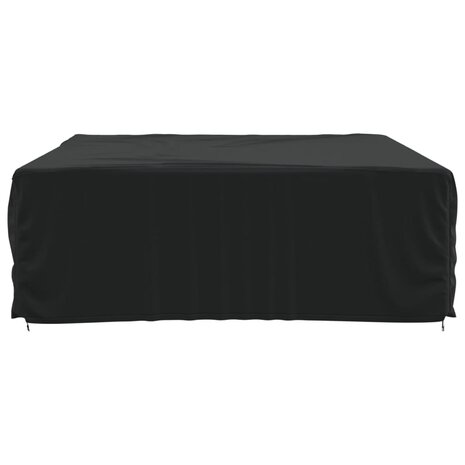 Tuinmeubelhoezen 2 st 350x260x90 cm 420D oxford stof zwart