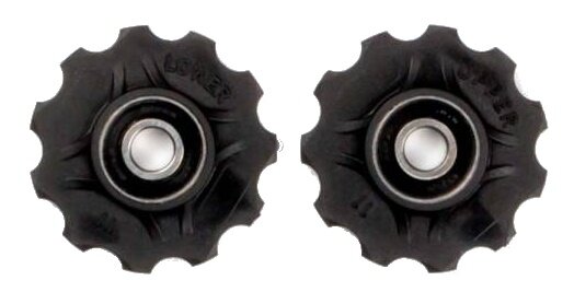 Elvedes Derailleurwieltjes 11 Tanden 7-11V Zwart 2 Stuks