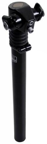 Post Moderne Zadelpen Verend 27,2 X 300 Mm Aluminium Zwart