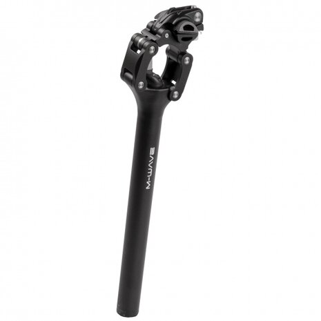 M-Wave Zadelpen Fourspring Vario Parallelogram 350 Mm Zwart