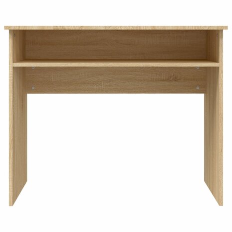 Bureau 90x50x74 cm bewerkt hout sonoma eikenkleurig