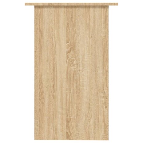 Bureau 90x50x74 cm bewerkt hout sonoma eikenkleurig