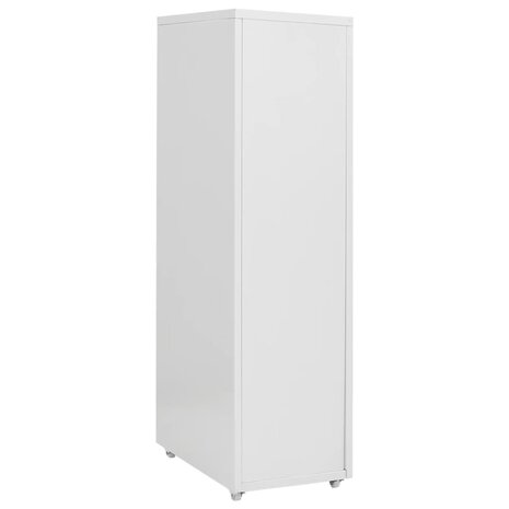 Ladeblok verrijdbaar 28x41x109 cm metaal grijs