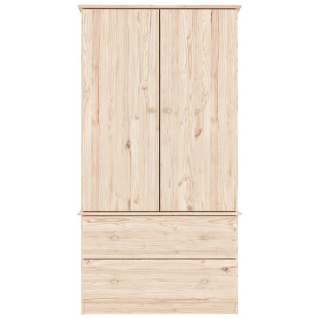 Kledingkast ALTA 90x55x170 cm massief grenenhout