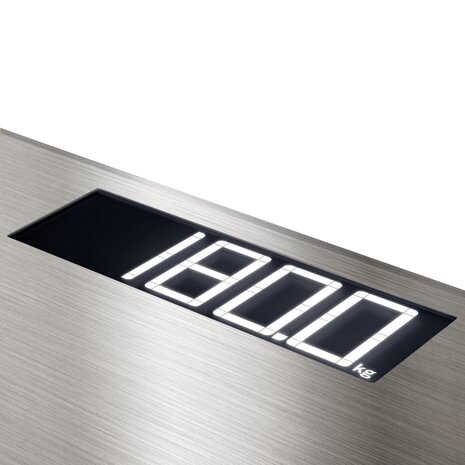 Personenweegschaal Style Sense Safe 300 180 kg zilver 63867