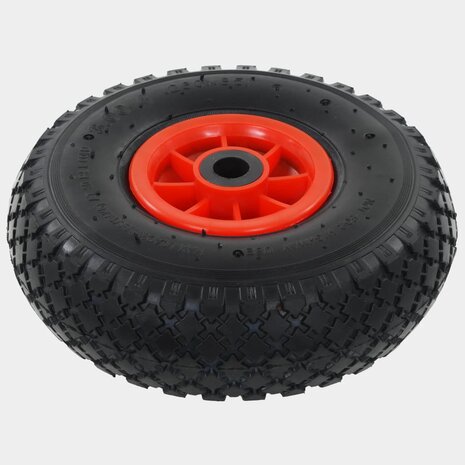 Steekwagenwielen 2 st 3,00-4 (245x82) rubber