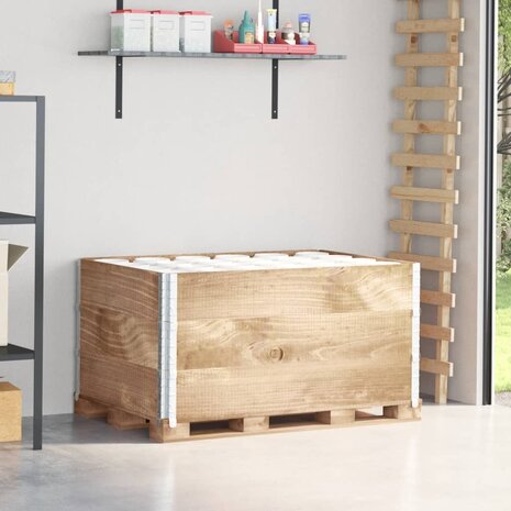 Palletopzetranden 3 st 120x80 cm massief grenenhout