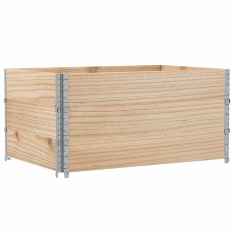 Palletopzetranden 3 st 120x80 cm massief grenenhout