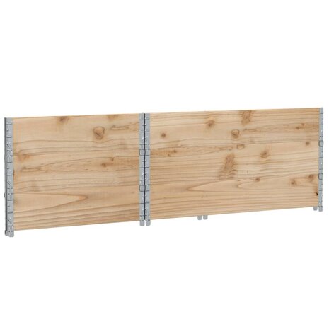 Palletopzetranden 3 st 120x80 cm massief grenenhout