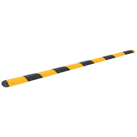 Verkeersdrempel 517x32,5x4 cm rubber geel en zwart