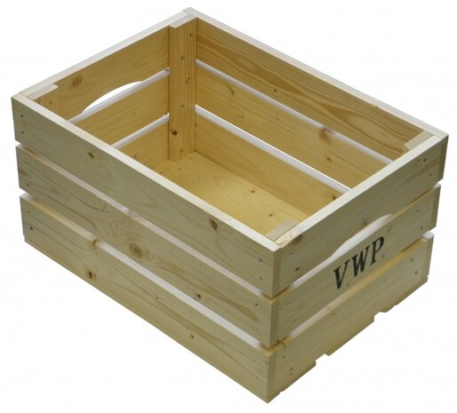 Vwp Fietskrat 40 Liter Hout Naturel
