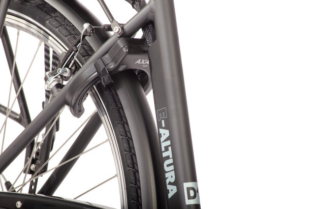 Amigo E-Altura D1 Dames 7V V-Brakes matzwart 49 cm 28 inch matzwart 49 cm 28 inch