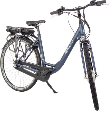 Amigo E-Faro S1 Dames 3V V-Brakes matblauw 49 cm 28 inch matblauw 49 cm 28 inch