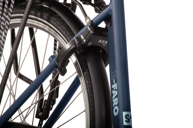 Amigo E-Faro S1 Dames 3V V-Brakes matblauw 49 cm 28 inch matblauw 49 cm 28 inch