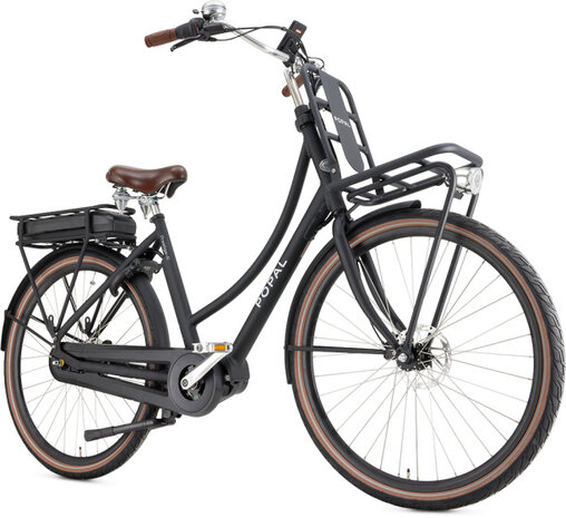 Popal Daily Dutch Prestige-E 53 Cm Dames 7V Hydraulische Schijfrem matzwart 28 inch matzwart 28 inch