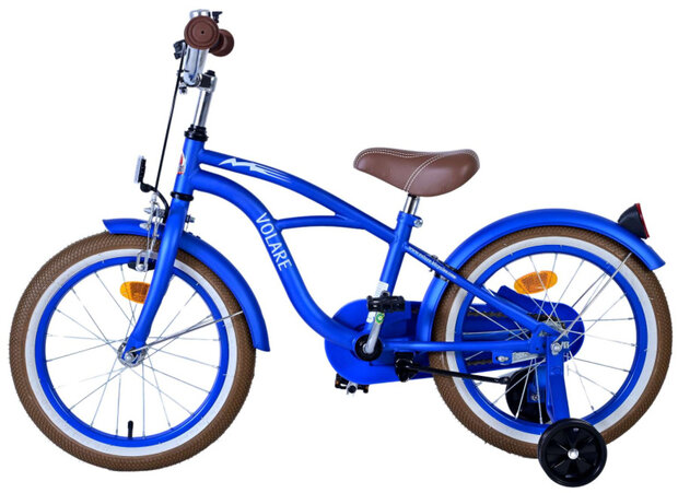 Volare Blue Cruiser Jongens Terugtraprem blauw 25 cm 16 inch blauw 25 cm 16 inch