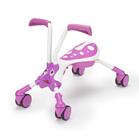 The Bugs Scramblebug Bubblegum Loopfiets Met 4 Wielen Junior roze/wit roze/wit