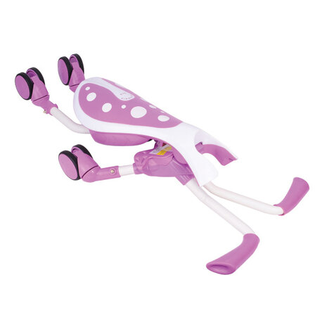 The Bugs Scramblebug Bubblegum Loopfiets Met 4 Wielen Junior roze/wit roze/wit