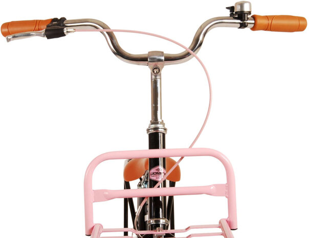 Volare Excellent Meisjes Terugtraprem zwart 34 cm 24 inch zwart 34 cm 24 inch