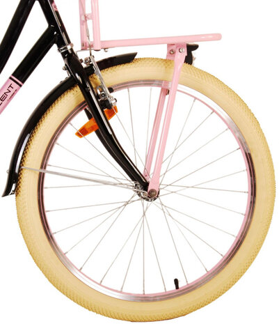 Volare Excellent Meisjes Terugtraprem zwart 34 cm 24 inch zwart 34 cm 24 inch