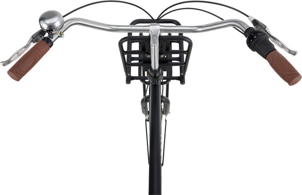 Popal Daily Dutch Prestige 57 Cm Heren 7V Rollerbrake matzwart 28 inch matzwart 28 inch