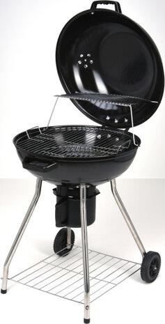 Vaggan Houtskoolbarbecue Op Wielen Ø 56 Cm Zwart