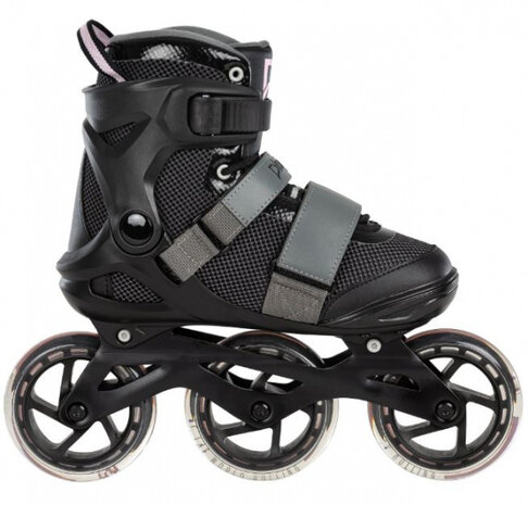 Playlife Fitness Gt 110 Inline Skates 80A zwart/roze Maat 40 zwart/roze Maat 40