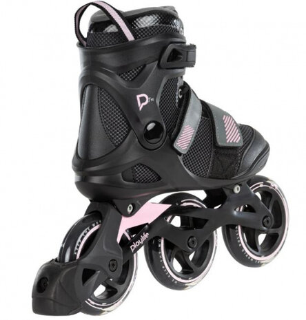 Playlife Fitness Gt 110 Inline Skates 80A zwart/roze Maat 42 zwart/roze Maat 42