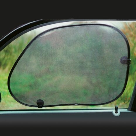 Carpoint Zonneschermen Hatchback Zijruit 65 Cm Zwart 2 Stuks