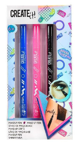 Create It! Poptastic Make-Up Pennenset Meisjes 3-Delig