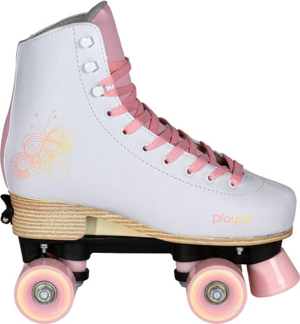 Playlife Classic Adjustable Rolschaatsen Junior wit/roze Maat 35/38 wit/roze Maat 35/38