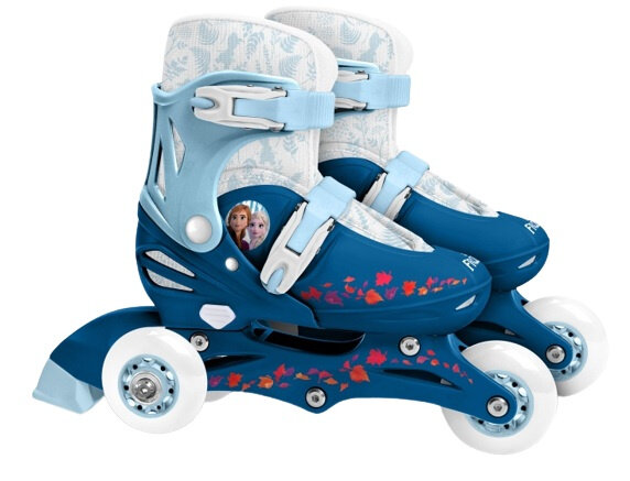 Disney Frozen Ii Inline Skates Hardboot Wit/Blauw Maat 27-30
