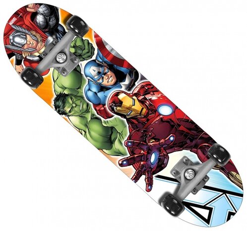 Marvel Avengers Skateboard Junior 71 X 20 Cm Zwart/Rood
