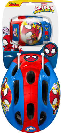Marvel Spidey 5-Delige Skatebescherming 50-56 Cm Maat S rood/blauw rood/blauw