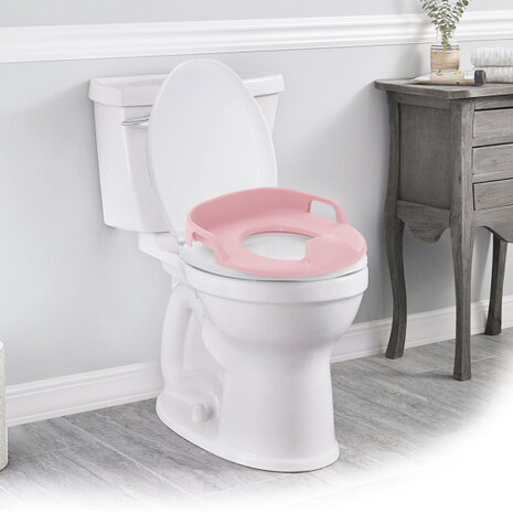 Dolu 3-In-1 Educatief Plaspotje Met Toiletverkleiner wit/roze wit/roze