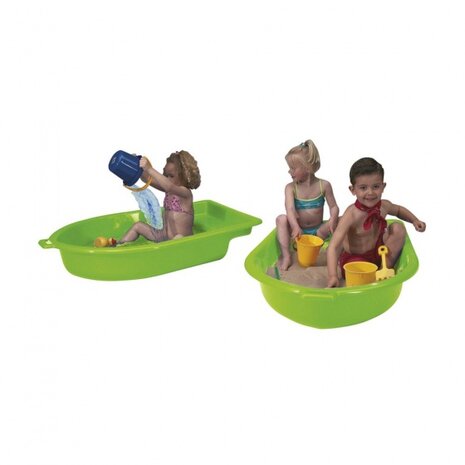Paradiso Toys Zandbak Met Deksel Boot 118 X 79 X 22 Cm Groen