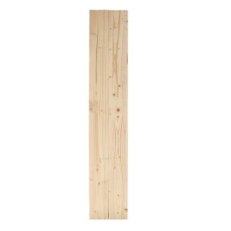 Wandbar met neerklapbaar schap L naturel