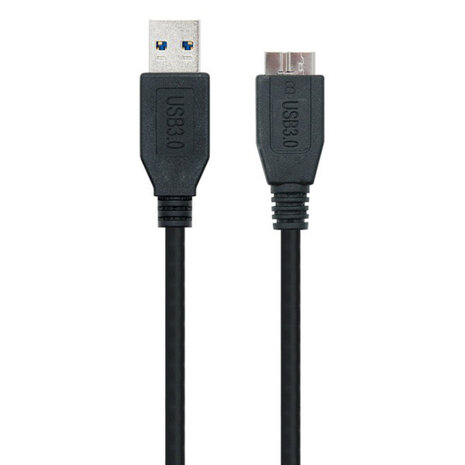 Nanocable Kabel Usb 3.0 Naar Micro Usb B Nanocable 10.01.110-Bk Zwart