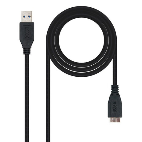 Nanocable Kabel Usb 3.0 Naar Micro Usb B Nanocable 10.01.110-Bk Zwart