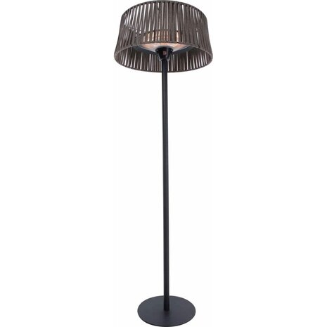 Staande verwarmer Artix Corda 2100 W halogeen bruin