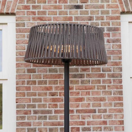 Staande verwarmer Artix Corda 2100 W halogeen bruin