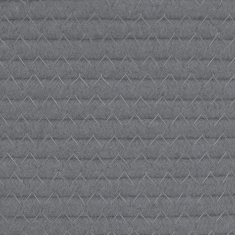 Opbergmanden 2 st Ø 24x18 cm katoen grijs en wit
