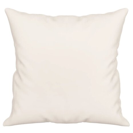 Sierkussens 2 st 40x40 cm microvezelstof beige