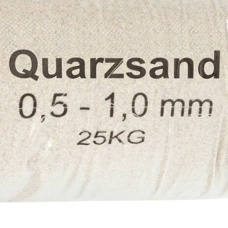 Filterzand 25 kg 0,5-1,0 mm