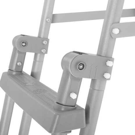 Flowclear Zwembadladder met 4 treden 122 cm