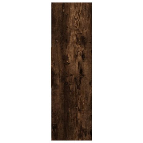 Boekenkast 97,5x29,5x100 cm bewerkt hout gerookt eikenkleurig